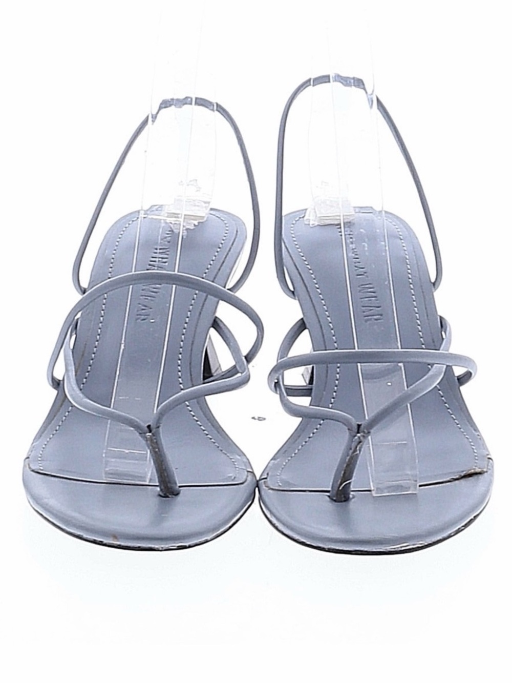 Who What Wear Pearlina Light Blue Strappy Sandals
